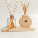 Difusor de Aromas Decorativo em Madeira com Folhas de Trigo | Aromatizador para Sala, Quarto e Lavabo – Norale Home