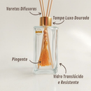 Difusor de Aromas em Madeira com Folhas de Trigo - Aromatizador Decorativo para Sala Quarto ou Lavabo