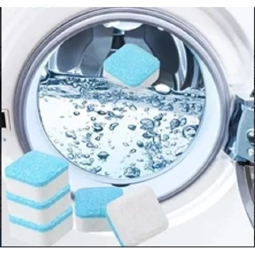 Kit 8 /16/32Tabletes Pastilhas Limpar Máquinas Lavar Roupa Limpeza