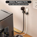 Kit Organizador Magnético de Cabos e Fios Autoadesivo – Suporte para USB, HDMI e Carregadores
