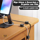 Kit Organizador Magnético de Cabos e Fios Autoadesivo – Suporte para USB, HDMI e Carregadores