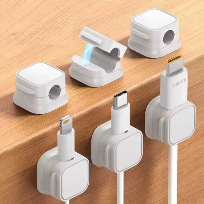 Kit  Magnético de Cabos e Fios Autoadesivo – USB, HDMI e Carregadores | Norale Home