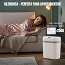 Lixeira Automática Knock 12L – Sem Toque, Sensor Infravermelho e Tampa para Cozinha, Banheiro, Escritório e Quarto