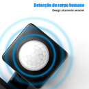 Kit1-4 Refletor com Sensor LED Holofote com Luz Fria Bivolt 100W Luminária Adequada para Iluminação