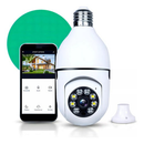 Câmera segurança wifi ip Inteligente Yoosee sem fio 360 com encaixe lâmpada bocal