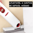 Mini Mop 26x15cm Rodo Esfregão Com Refil Absorvente Portátil Retrátil Limpeza Mesa Janela Carro Multiuso Universal