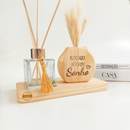 Difusor de Aromas Decorativo em Madeira com Folhas de Trigo | Aromatizador para Sala, Quarto e Lavabo – Norale Home