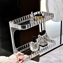 haosin Organizador Prateleira Multiuso Diamante Acrílico Porta Maquiagem Beleza linhas