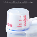 2PCS Dispenser Organizador Lavanderia 2,5L Ideal para Arroz Grãos Produtos de Limpeza e Ração Multiuso