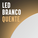 Espelho Decorativo Redondo com LED para Sala, Quarto e Banheiro | Norale Home