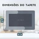 Tapete para Banheiro de Secagem Rápida e Super Absorvente Ideal para Chuveiro Cozinha e Varanda