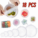 Kit Tampas de Silicone Elásticas Reutilizáveis para Potes e Alimentos | Norale Home
