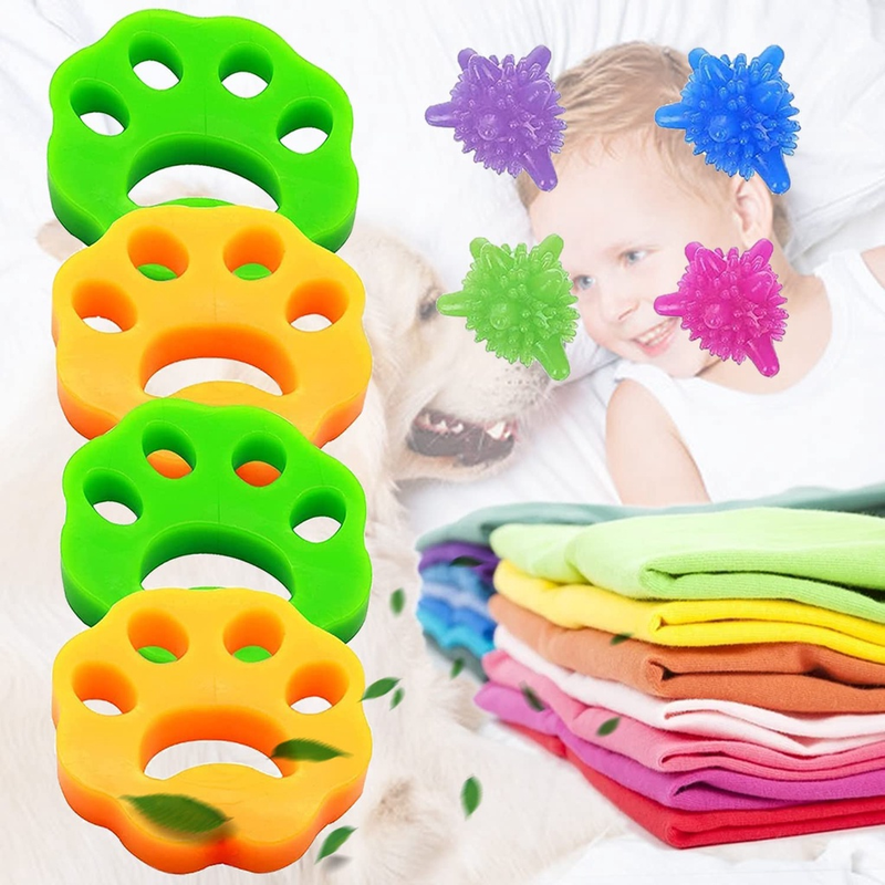 Kit 10 Removedor De Pêlos Pet Máquina De Lavar Roupa