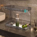 haosin Organizador Prateleira Multiuso Diamante Acrílico Porta Maquiagem Beleza linhas