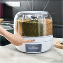 Dispenser Porta Cereais Redondo Giratório 360 Alimentos Pote