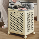 Cesto de roupa suja dobrável com rodas - Organizador multifuncional para casa