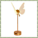 Candeeiro de mesa borboleta, luz noturna nórdica para quarto bivolt 3cors - Presente de Natal