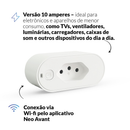 Kit 1 ou 5 Tomada Inteligente Wi-fi 2.4 GHz 110v/220v Bivolt Branco Cod: 291990617 Neo Avant