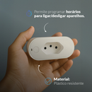 Kit 1 ou 5 Tomada Inteligente Wi-fi 2.4 GHz 110v/220v Bivolt Branco Cod: 291990617 Neo Avant