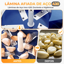 Descascador Elétrico Automatico Portátil 127/220V Cozinha Descascar Alho Uvas Frutas Tomate Legumes